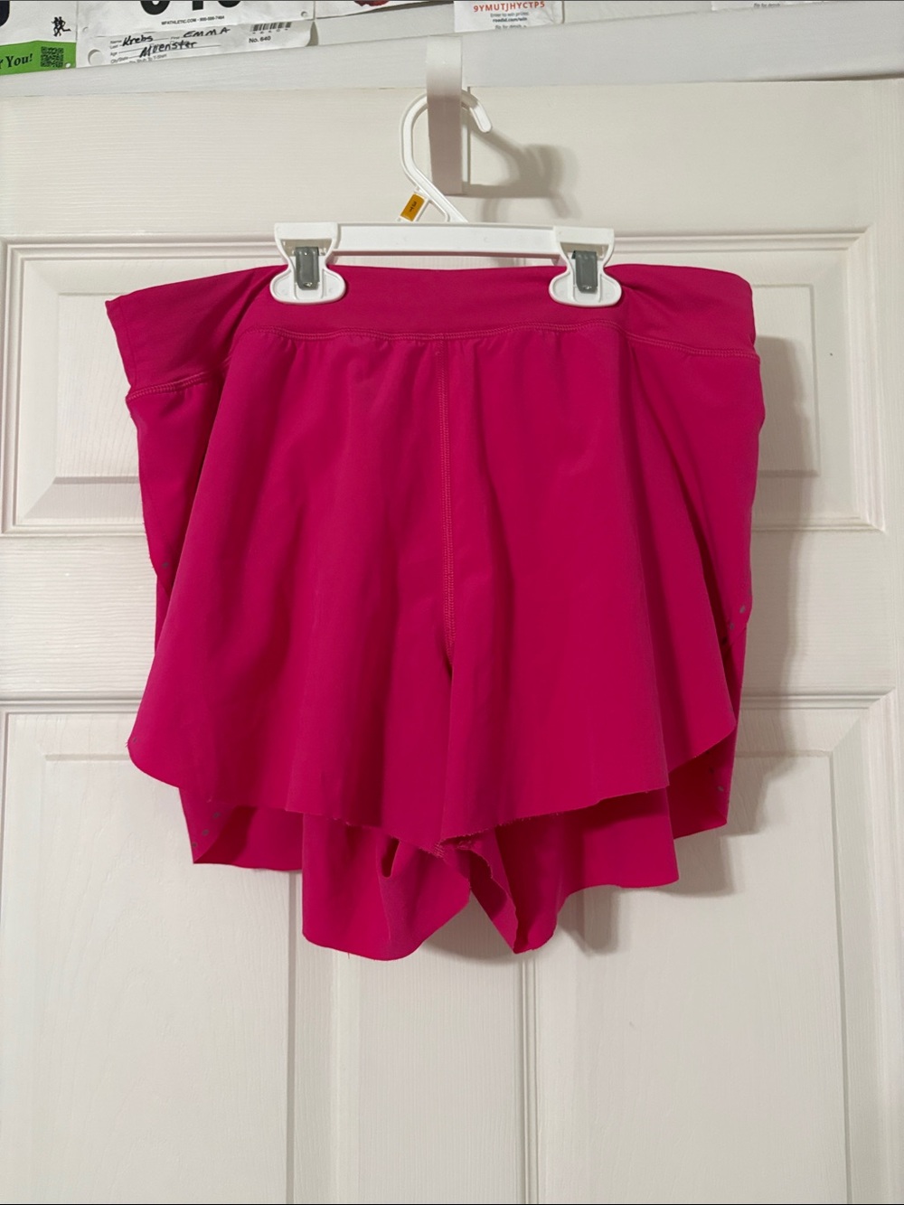Women’s High-Rise Athletic Skort Shorts in Hot Pink